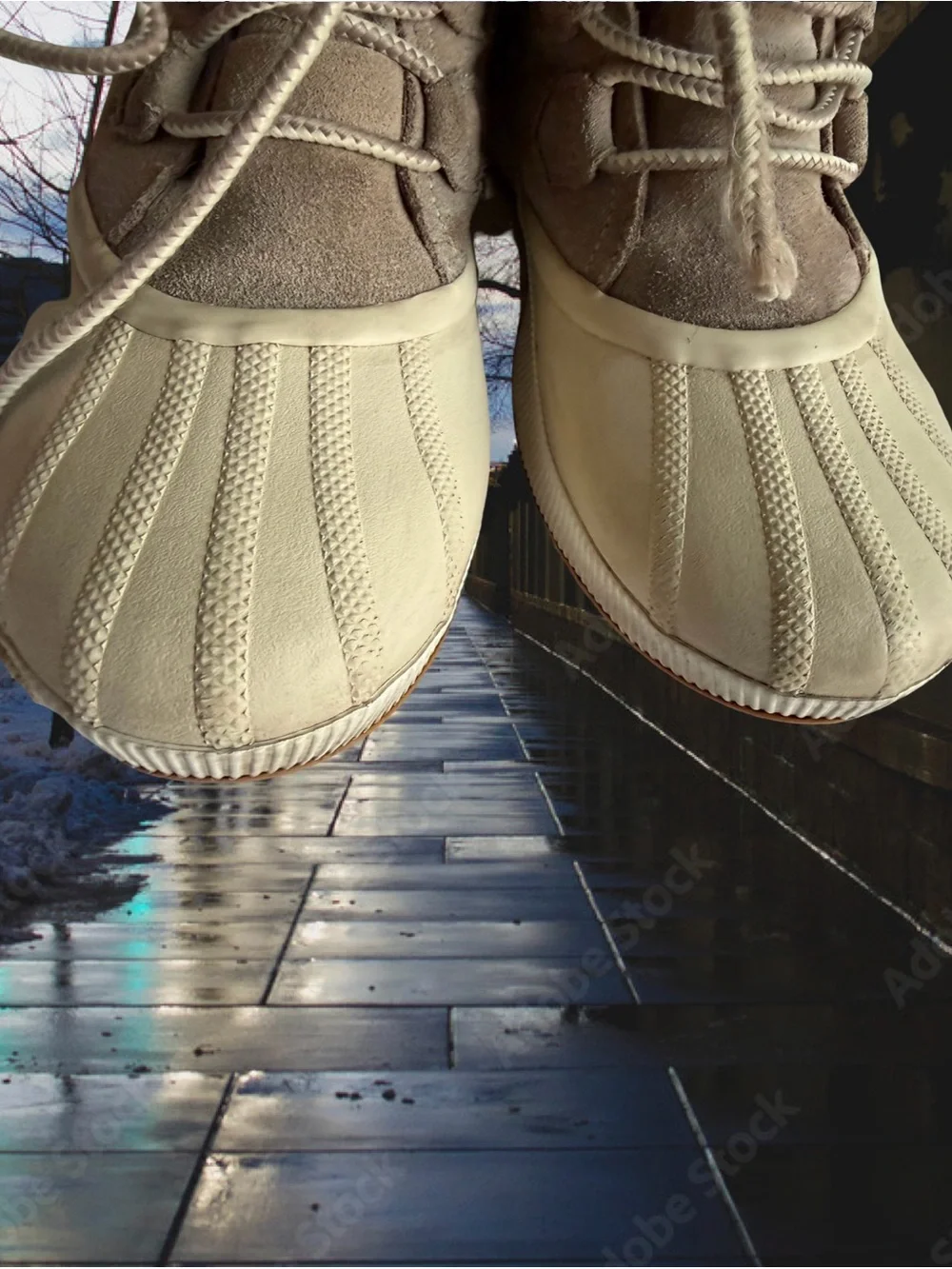 Sorel Women’s Out N’ About Tan and Brown Waterproof Duck Boots Size 9